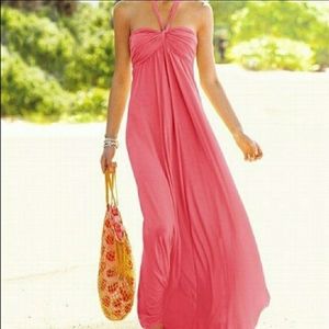 🩱Beautiful BCBG Jersey Maxi Halter Neck Dress